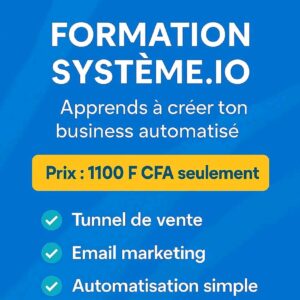 Lance Ton Business Automatisé avec Moins de 1 500 FCFA